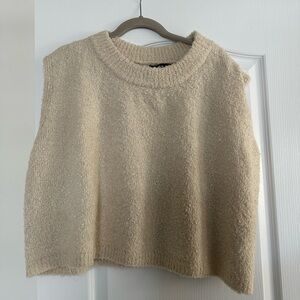 NWT cropped muscle sweater